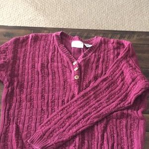 Wine colored sweater